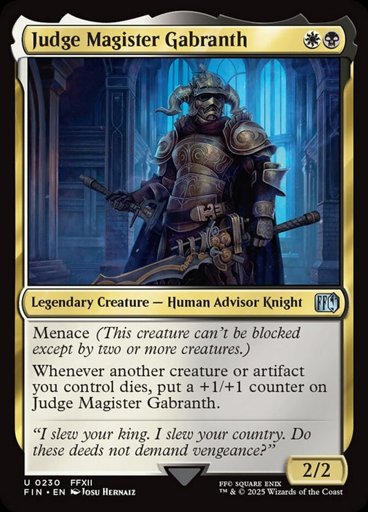Judge Magister Gabranth: Final Fantasy