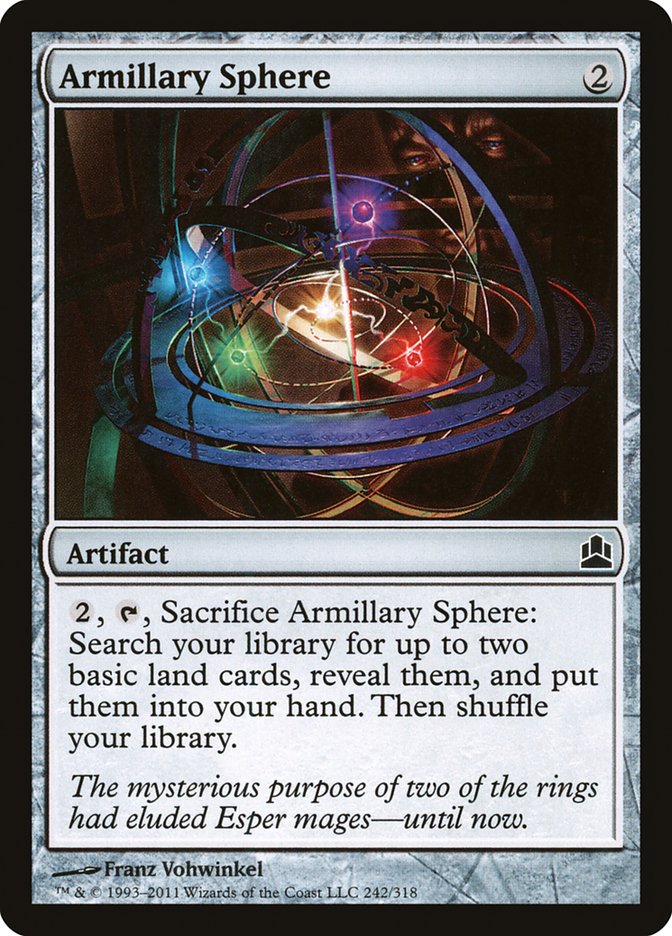 Armillary Sphere: Commander 2011