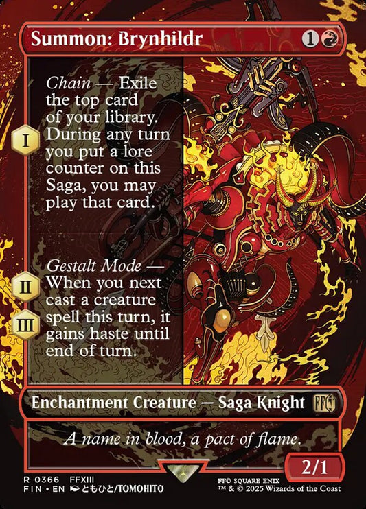 Summon: Brynhildr (Borderless) - (Foil): Final Fantasy