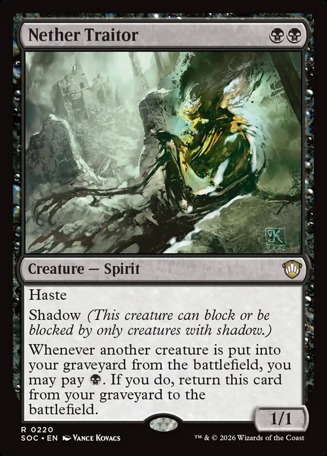 Nether Traitor: Secrets of Strixhaven Commander