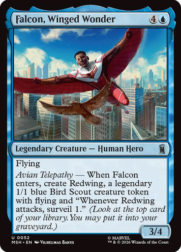 Falcon, Winged Wonder: Marvel Super Heroes
