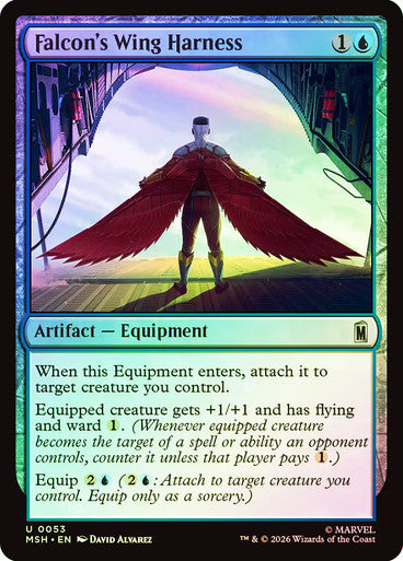 Falcon's Wing Harness - (Foil): Marvel Super Heroes