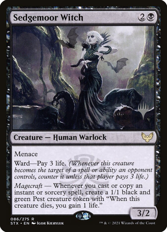 Sedgemoor Witch - (Foil): Strixhaven: School of Mages Promos
