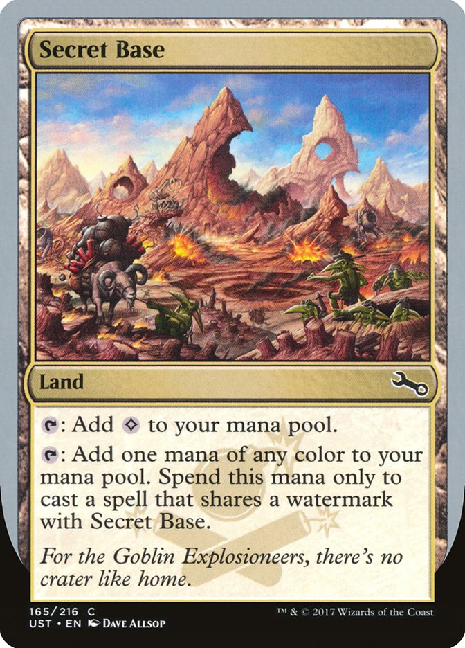 Secret Base (Goblin Explosioneers) - (Foil): Unstable