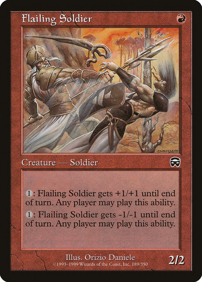 Flailing Soldier - (Foil): Mercadian Masques