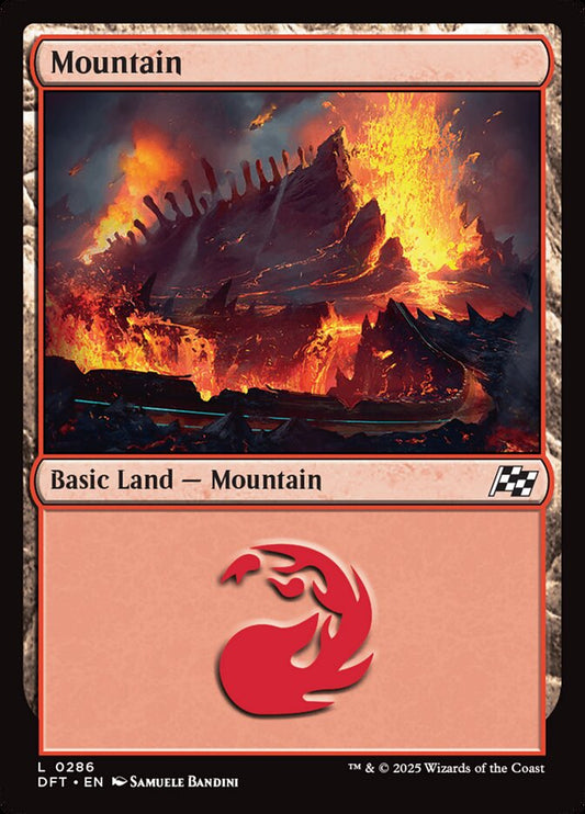 Mountain (#286) - (Foil): Aetherdrift
