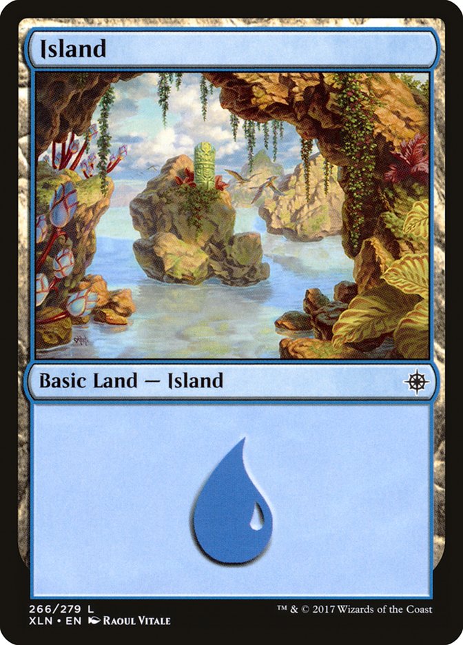 Island (#266) - (Foil): Ixalan