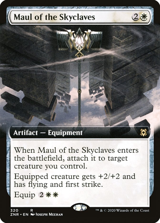 Maul of the Skyclaves (Extended Art): Zendikar Rising