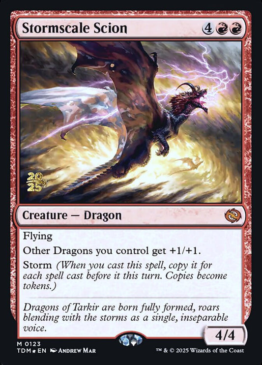 Stormscale Scion (Prerelease) (Tarkir: Dragonstorm) - (Foil): Tarkir: Dragonstorm Promos