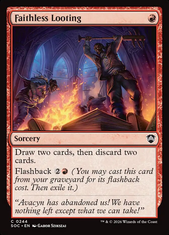 Faithless Looting: Secrets of Strixhaven Commander