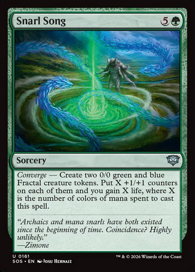Snarl Song - (Foil): Secrets of Strixhaven