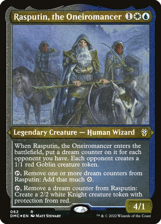 Rasputin, the Oneiromancer (Foil Etched) - (Foil): Dominaria United Commander