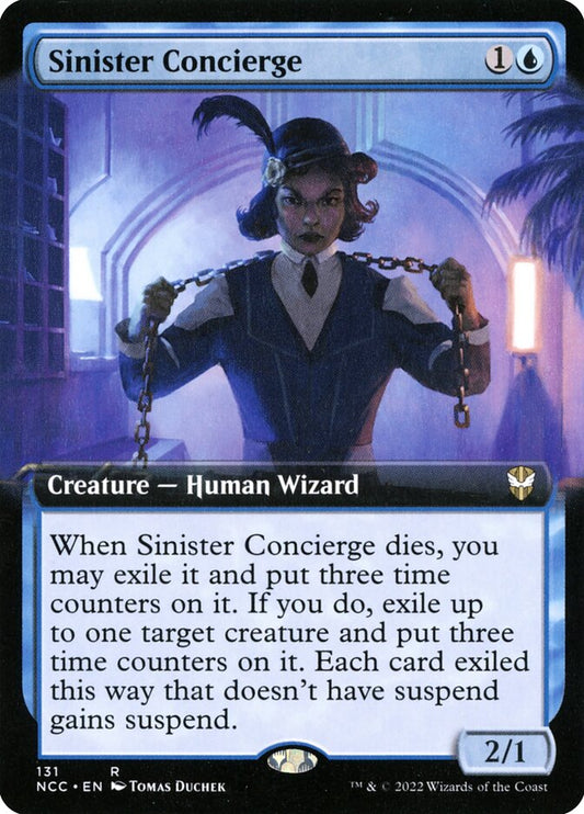 Sinister Concierge (Extended Art): New Capenna Commander