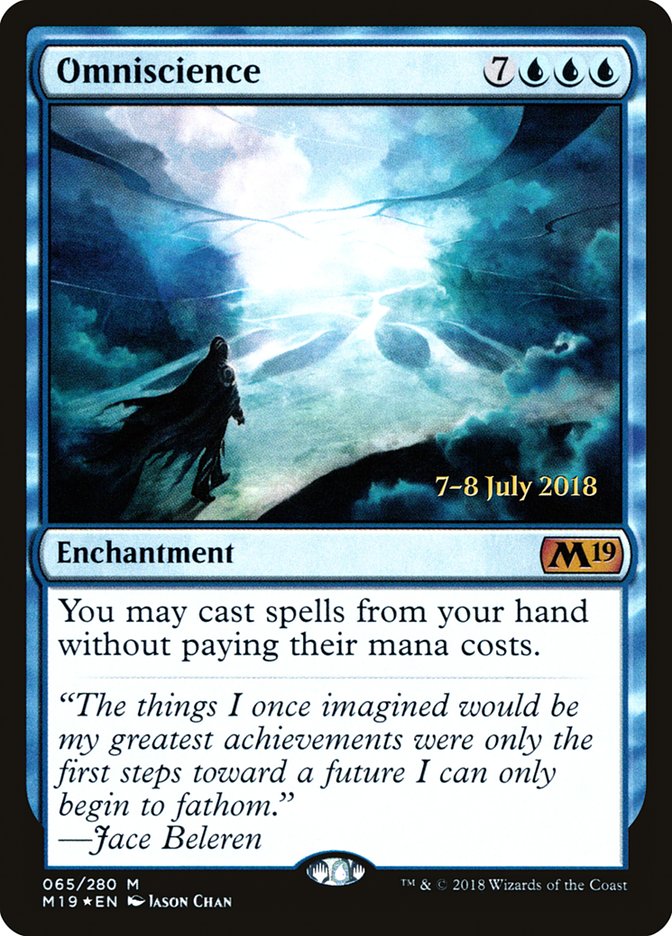 Omniscience - (Foil): Core Set 2019 Promos