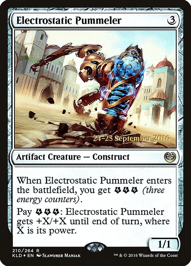 Electrostatic Pummeler (Prerelease) (Kaladesh) - (Foil): Kaladesh Promos