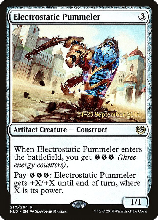 Electrostatic Pummeler (Prerelease) (Kaladesh) - (Foil): Kaladesh Promos