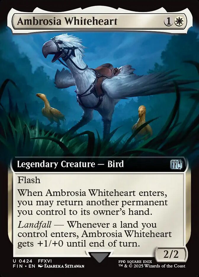 Ambrosia Whiteheart (#424) (Extended Art) - (Foil): Final Fantasy