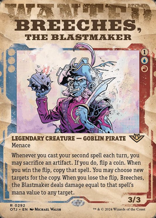 Breeches, the Blastmaker (Showcase) - (Foil): Outlaws of Thunder Junction
