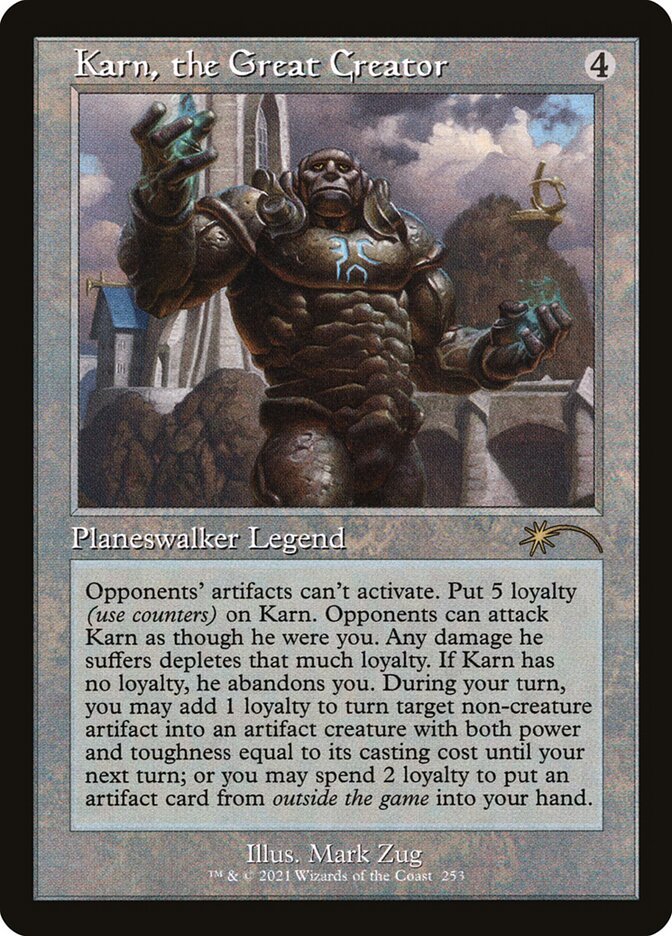 Karn, the Great Creator (Secret Lair) (#0253) (Retro Frame): Secret Lair Drop
