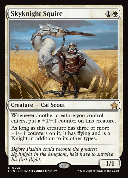 Skyknight Squire - (Foil): Foundations