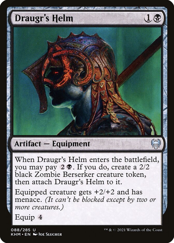 Draugr's Helm - (Foil): Kaldheim