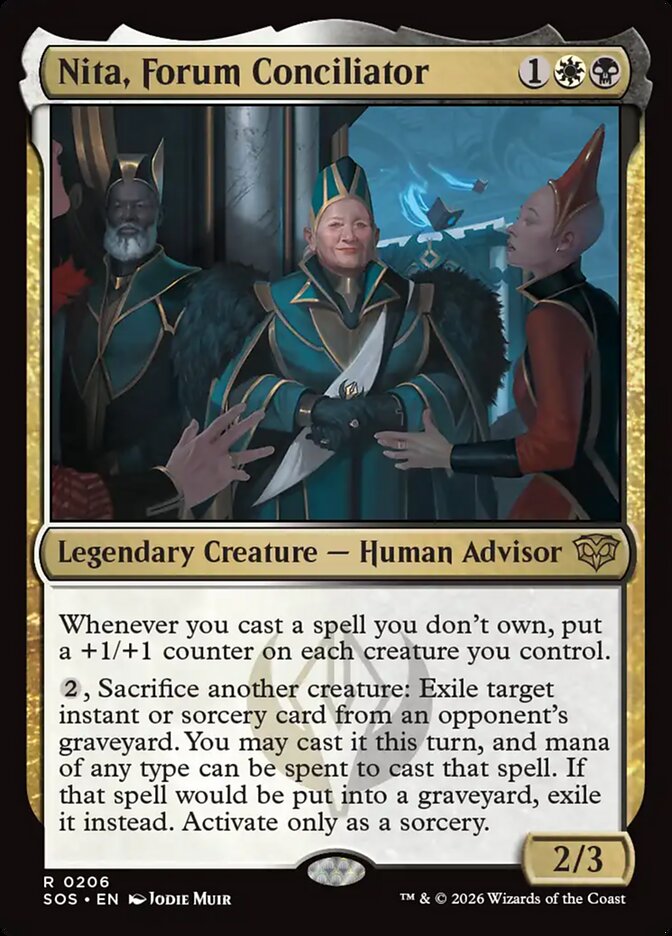 Nita, Forum Conciliator - (Foil): Secrets of Strixhaven
