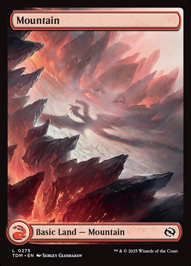 Mountain (#275) (Full Art): Tarkir: Dragonstorm