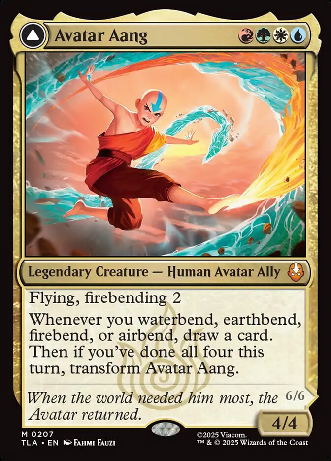 Avatar Aang // Aang, Master of Elements - (Foil): Avatar: The Last Airbender