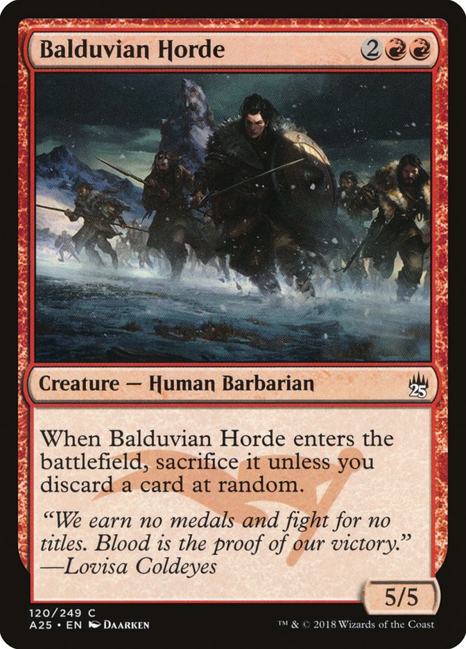Balduvian Horde: Masters 25