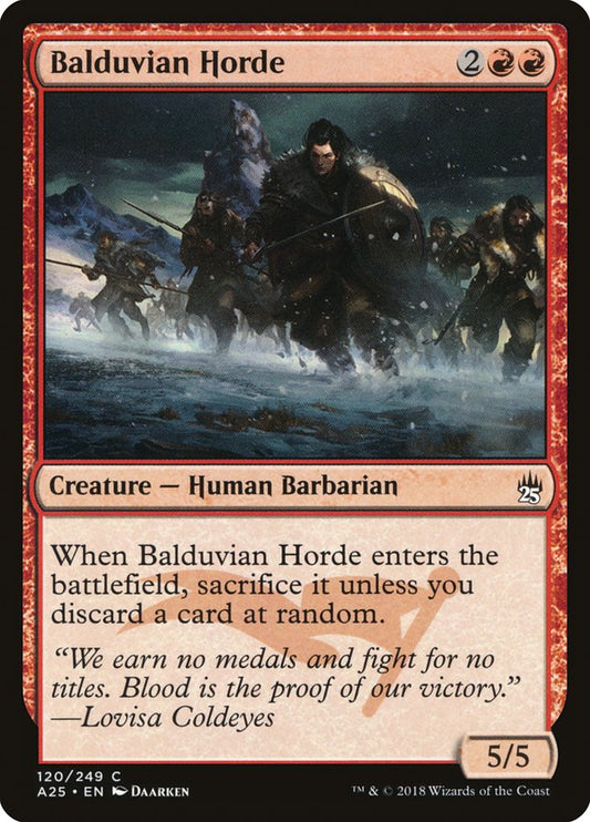 Balduvian Horde: Masters 25