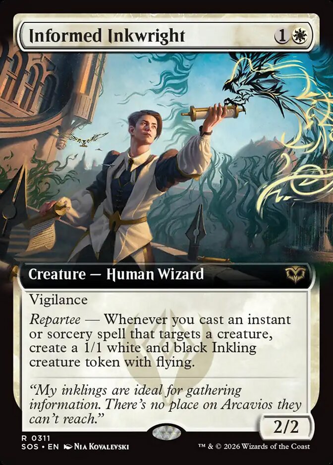 Informed Inkwright - (Foil): Secrets of Strixhaven