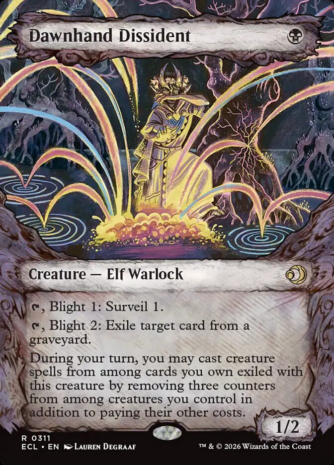 Dawnhand Dissident - (Foil): Lorwyn Eclipsed