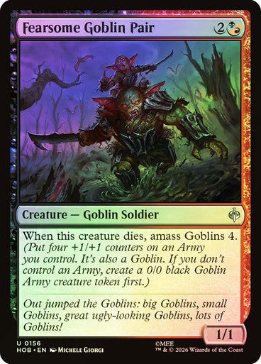 Fearsome Goblin Pair - (Foil): The Hobbit