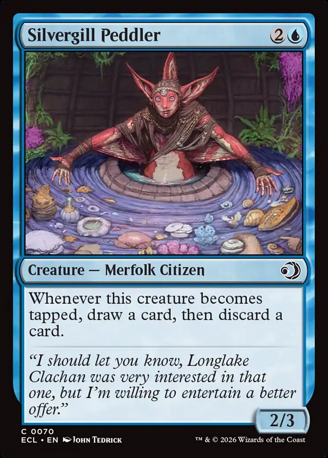 Silvergill Peddler - (Foil): Lorwyn Eclipsed