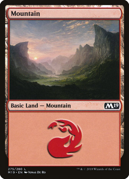 Mountain (#275): Core Set 2019