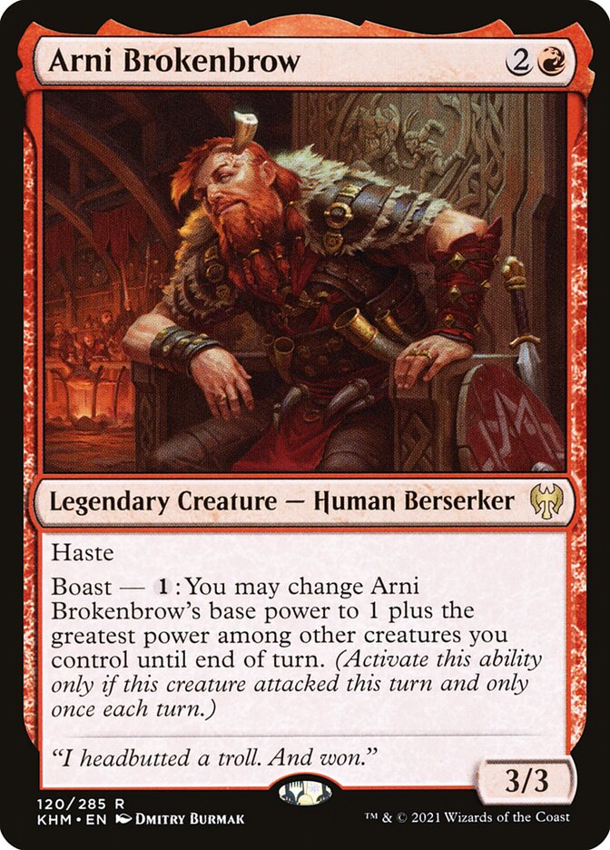 Arni Brokenbrow - (Foil): Kaldheim