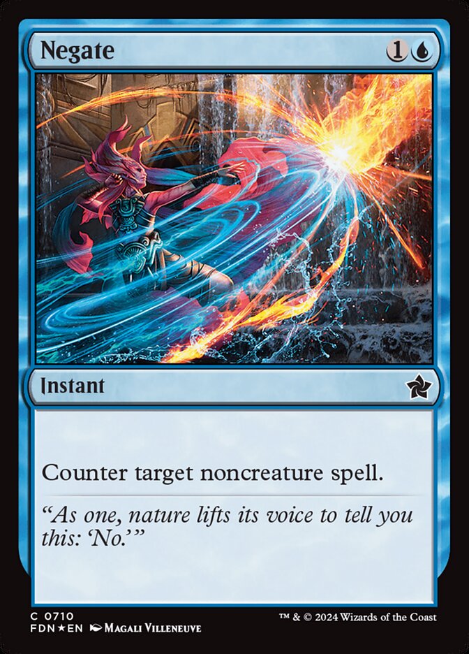 Negate - (Foil): Foundations