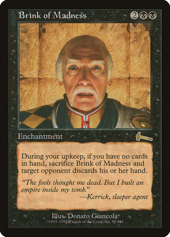 Brink of Madness - (Foil): Urza's Legacy