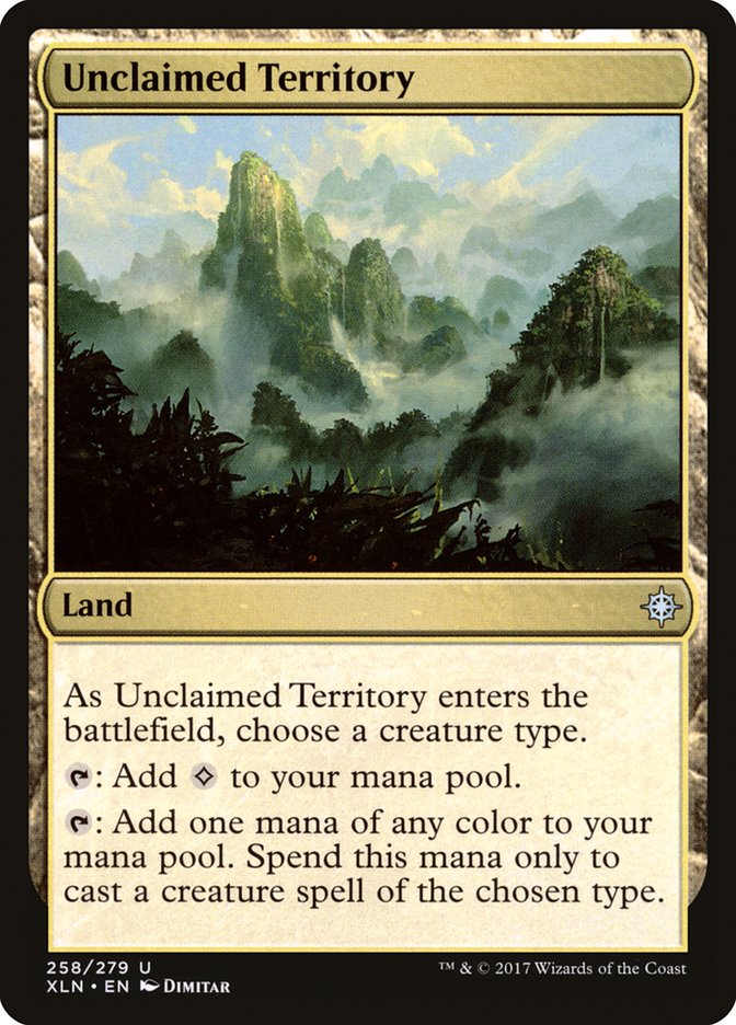 Unclaimed Territory - (Foil): Ixalan