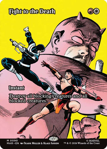 Fight to the Death (Borderless) (#090): Marvel Universe