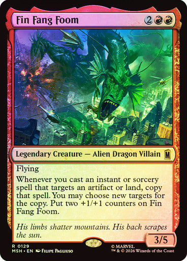 Fin Fang Foom - (Foil): Marvel Super Heroes