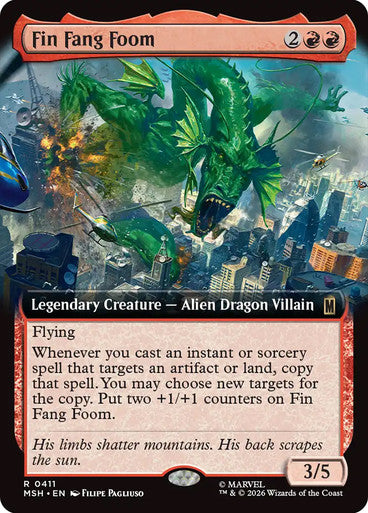 Fin Fang Foom (Extended Art) (#411): Marvel Super Heroes