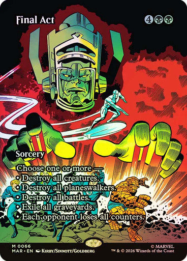Final Act (Borderless) (#066) - (Foil): Marvel Universe
