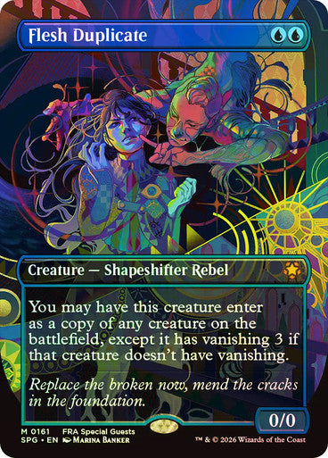 Flesh Duplicate (Borderless) (#161) - (Foil): Special Guests