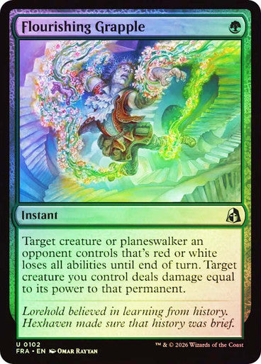 Flourishing Grapple - (Foil): Reality Fracture