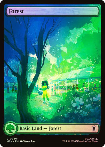 Forest (Full Art) (#286) - (Foil): Marvel Super Heroes