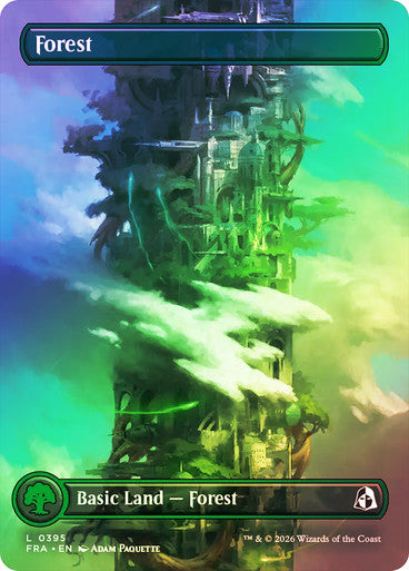 Forest (Borderless) (#395) - (Foil): Reality Fracture