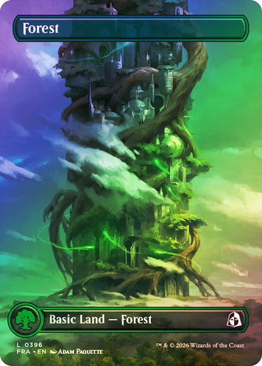 Forest (Borderless) (#396) - (Foil): Reality Fracture