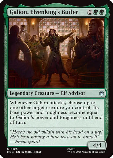 Galion, Elvenking's Butler: The Hobbit