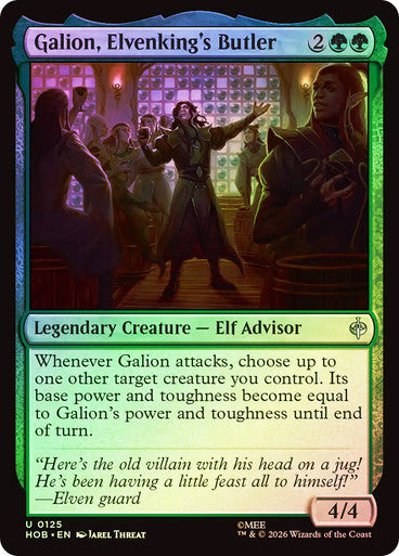 Galion, Elvenking's Butler - (Foil): The Hobbit